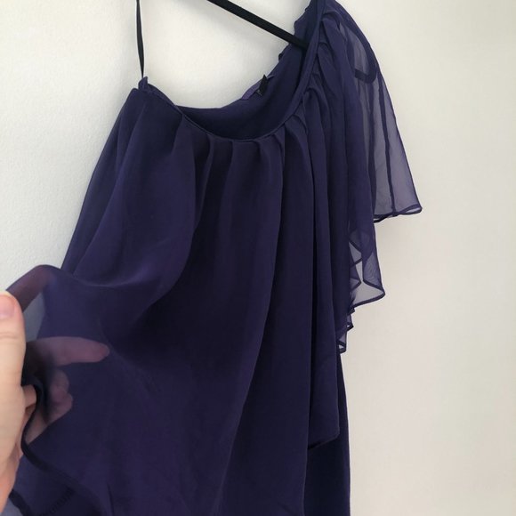 Forever 21 One Shoulder Dress in Royal Purple Size M - Picture 5 of 8